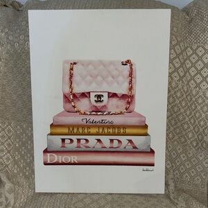 Designer Pink Canvas Print 18x24